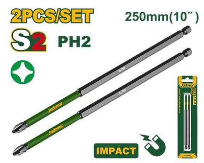 set de 2 embouts ph2x250 mm JADEVER JDSV6K66 au Maroc