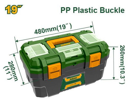 BOITE A OUTILS EN PLASTIQUE 480MM JADEVER JDTB1319 au Maroc