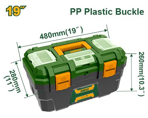 BOITE A OUTILS EN PLASTIQUE 480MM JADEVER JDTB1319 au Maroc