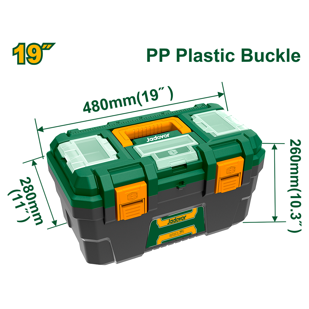 JADEVER BOITE A OUTILS EN PLASTIQUE 480MM