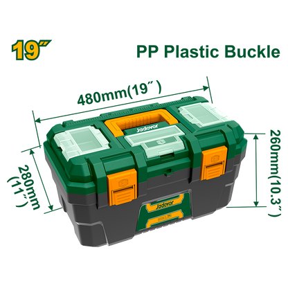 BOITE A OUTILS EN PLASTIQUE 480MM JADEVER JDTB1319 au Maroc