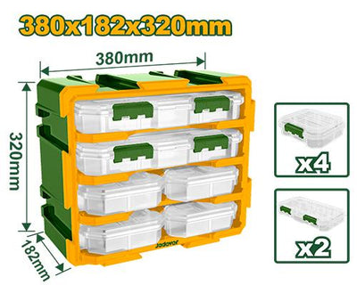 JADEVER BOITE DE RANGEMENT PLASTIQUE 6 TIROIRS AU MAROC [JDTB8346]