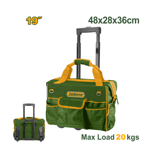 JADEVER SAC À OUTILS RIGIDE À ROULETTES