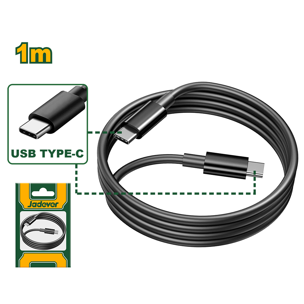 JADEVER CÂBLE USB TYPE-C VERS TYPE-C