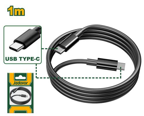 CÂBLE USB TYPE-C VERS TYPE-C JADEVER JDUB1502 au Maroc