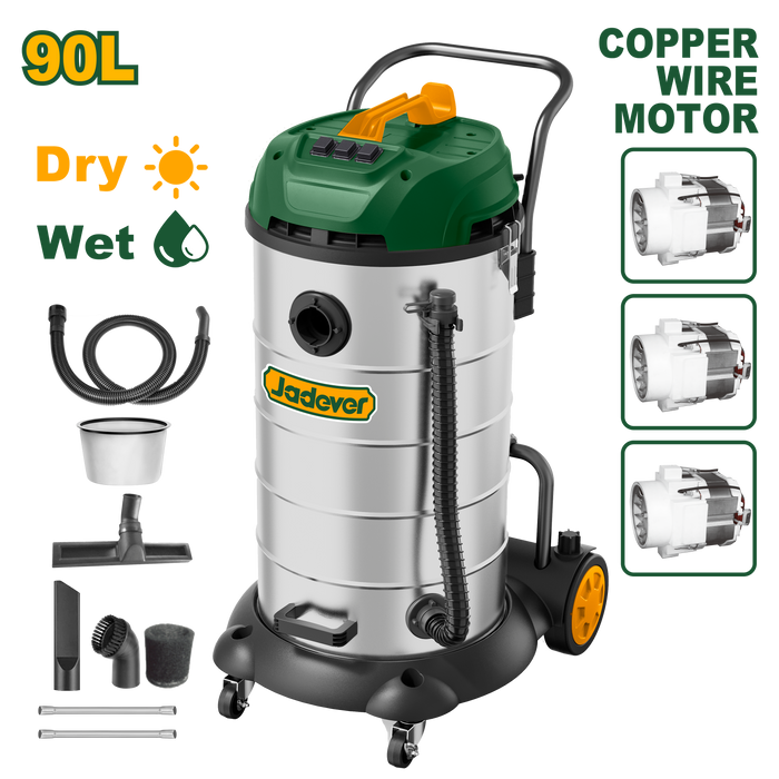 ASPIRATEUR 3 MOTEUR 3*1200W 90L JADEVER JDVR5A90 au Maroc