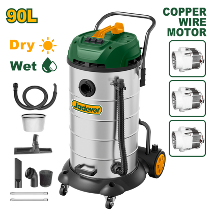 ASPIRATEUR 3 MOTEUR 3*1200W 90L JADEVER JDVR5A90 au Maroc
