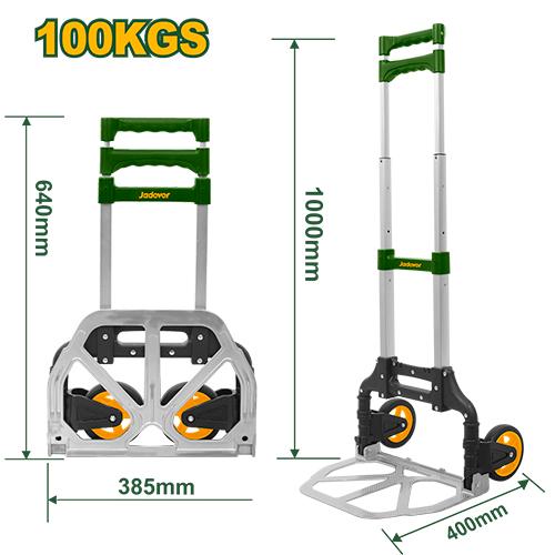 DIABLE PLIABLE DE 100 KG JADEVER JDWB8A10 au Maroc