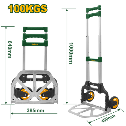 DIABLE PLIABLE DE 100 KG JADEVER JDWB8A10 au Maroc