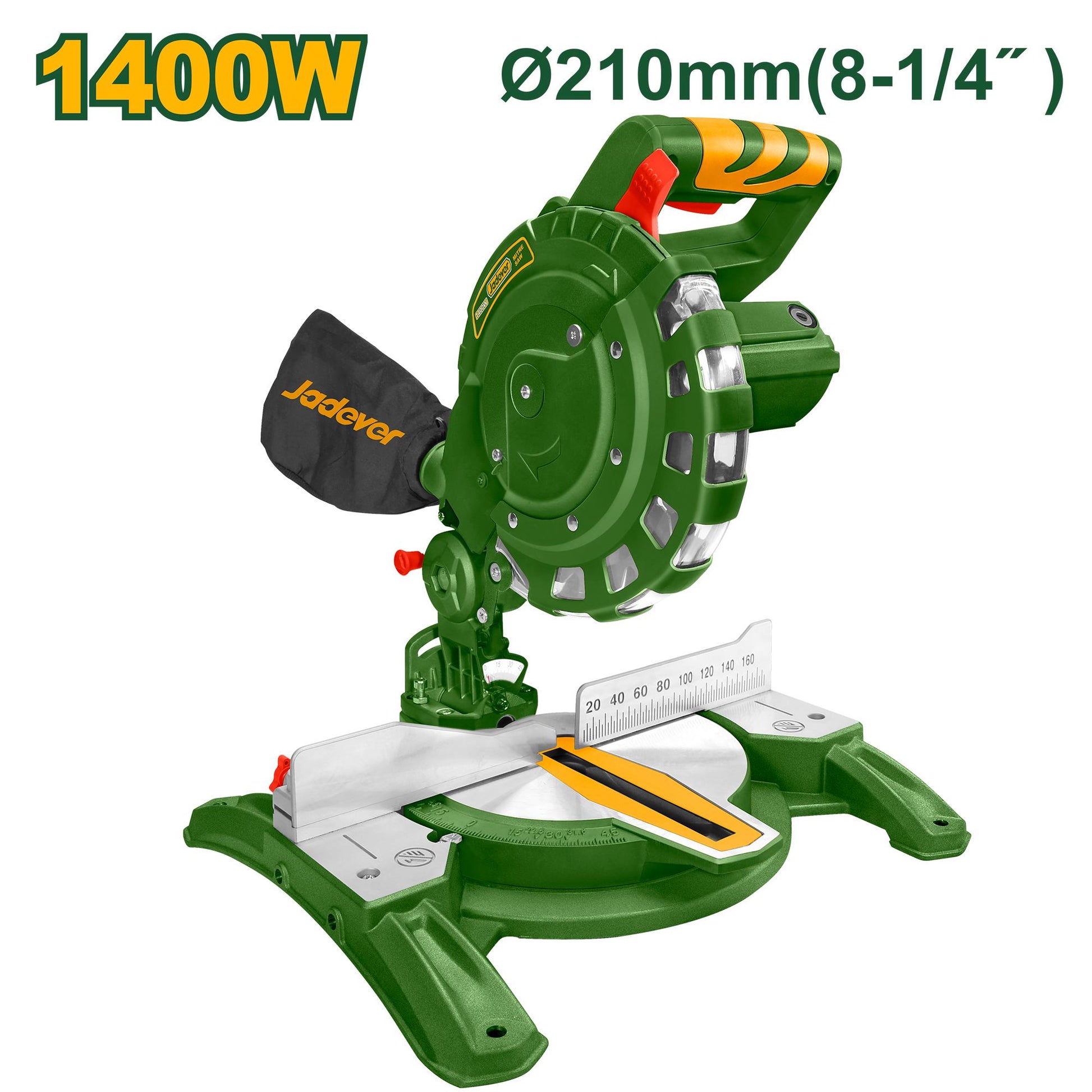 Scie à onglet 210mm 1400W JADEVER JDXD151400 au Maroc