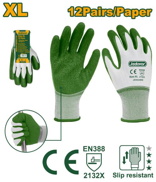 Gants en latex JADEVER JDXG3802 au Maroc