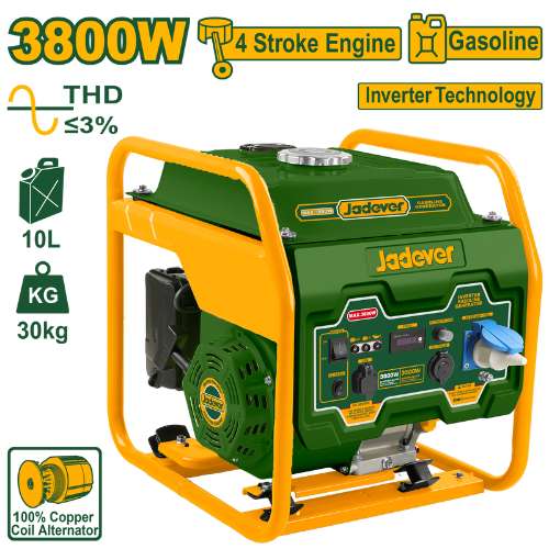GENERATEUR ESSENCE A ONDULEUR 3800W JADEVER JDGEAB06 au Maroc