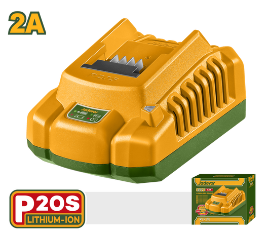 Chargeur de batterie 2,0Ah P20S JADEVER JDFCP502 au Maroc