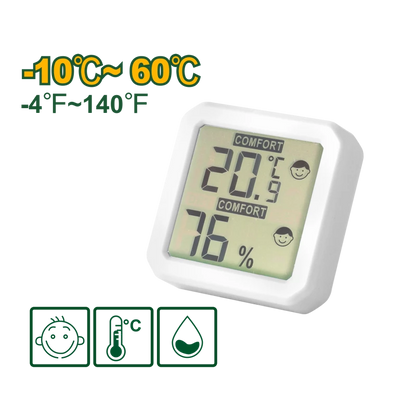 Compteur numérique d’humidité 0-100% et de température 10-60°c JADEVER JDTM1501 au Maroc