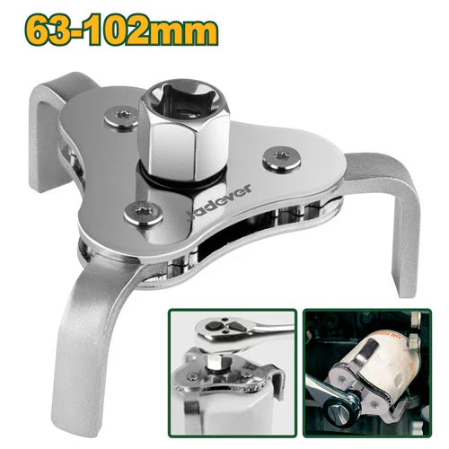 Clé pour filtre à huile 63-102mm/40mm JADEVER JDUL1401 au Maroc