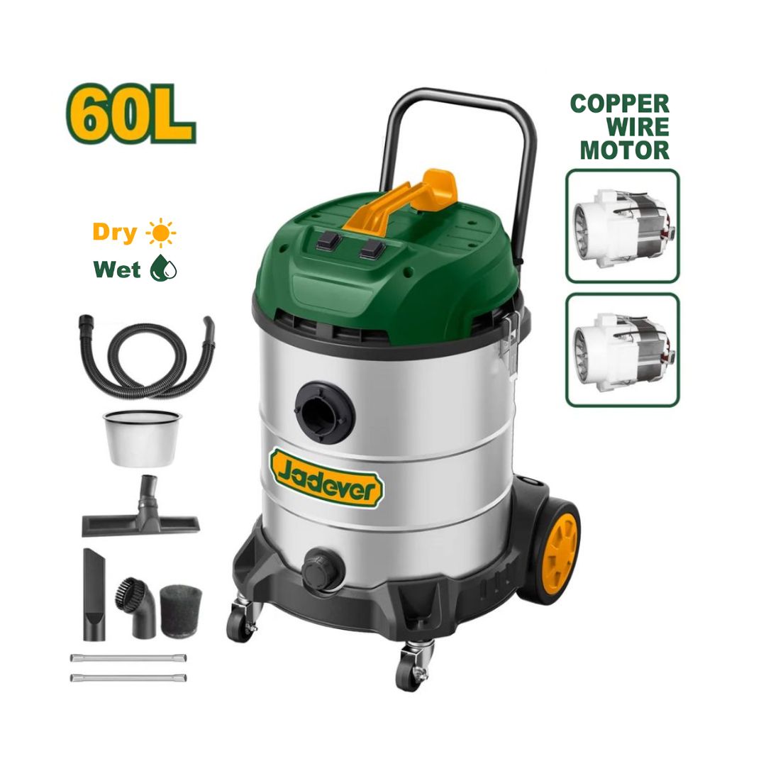 ASPIRATEUR 60L 2 MOTEUR 2*1200W JADEVER JDVR5A60 au Maroc