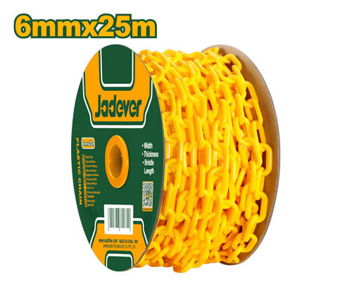 Chaîne en plastique 6 mm x 25 m JADEVER JDYJ6A06 au Maroc