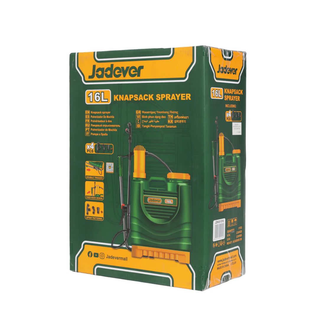 Pulvérisateur à dos 16L JADEVER JDKS1516 au Maroc