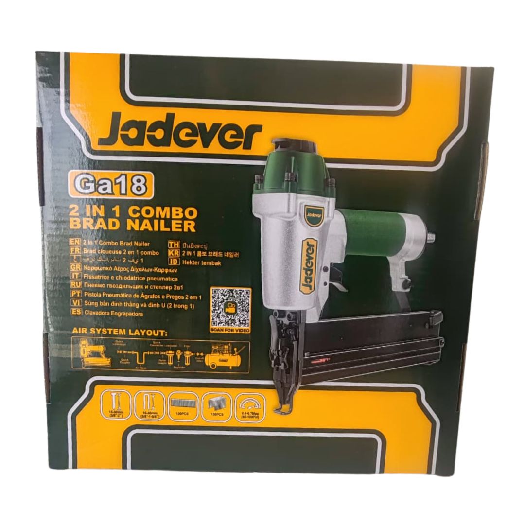 Brad Cloueuse 2 en 1 Combo GA18 JADEVER JDBN2540 au Maroc